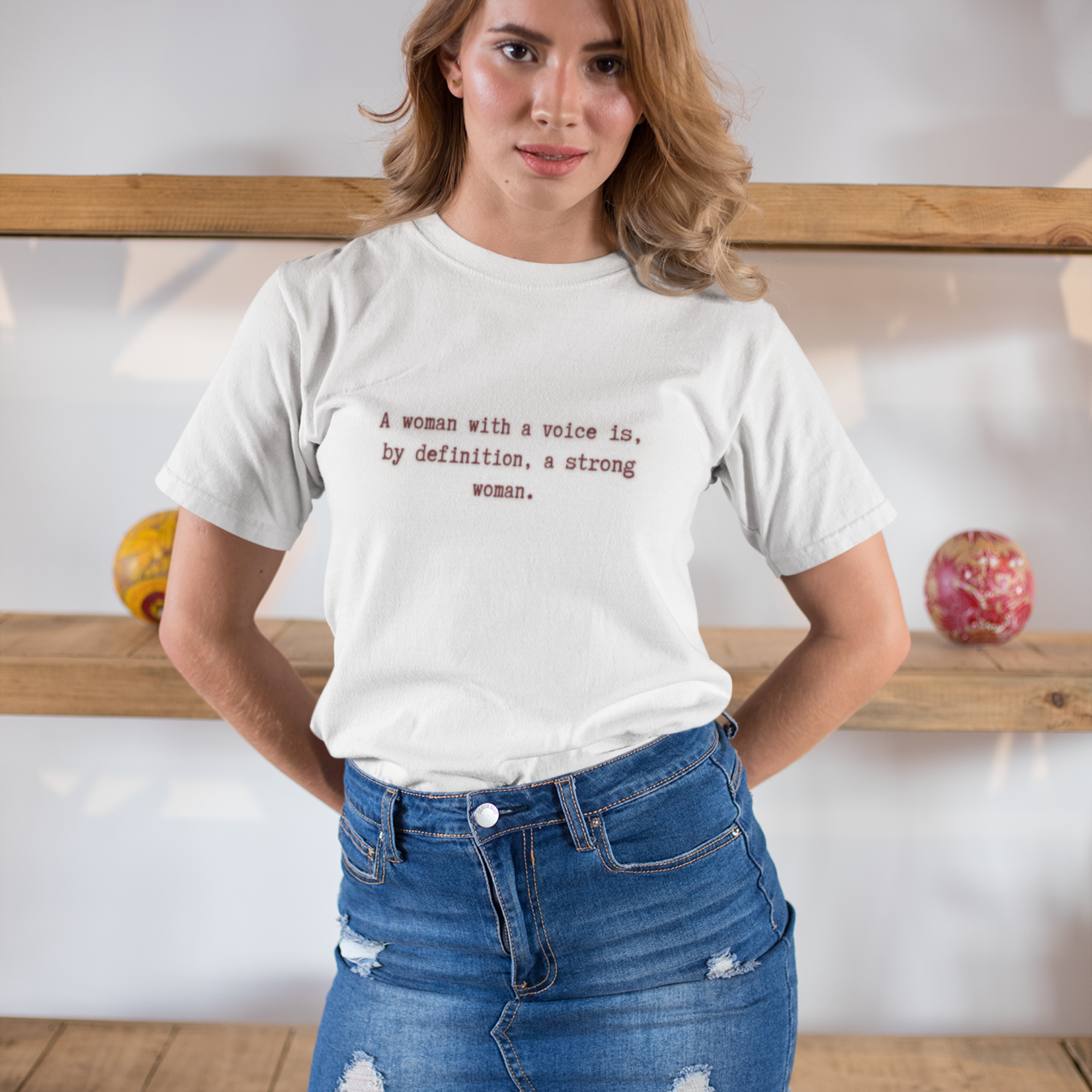 Woman With A Voice T-Shirt