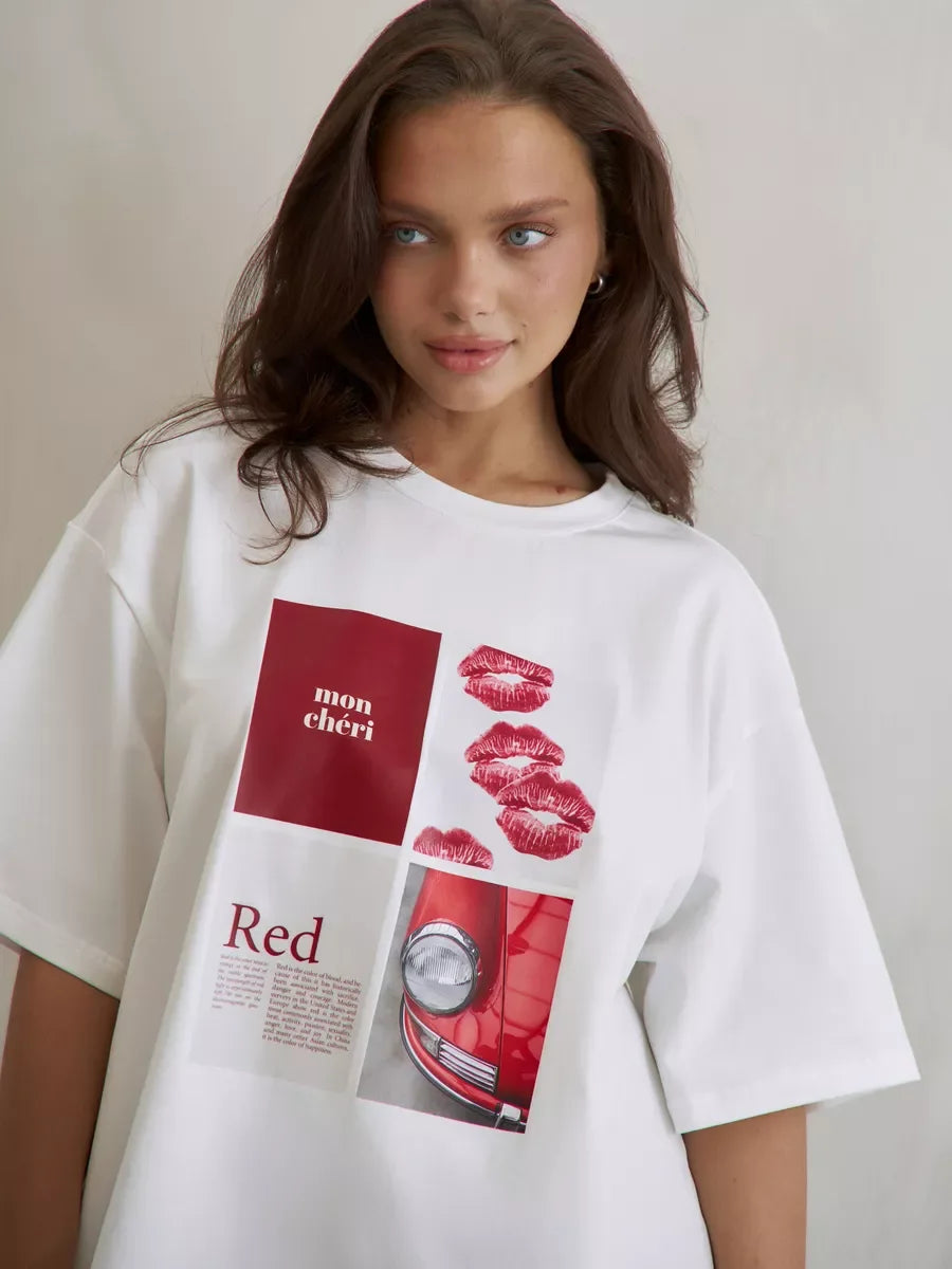 T-shirt Estampada Retro
