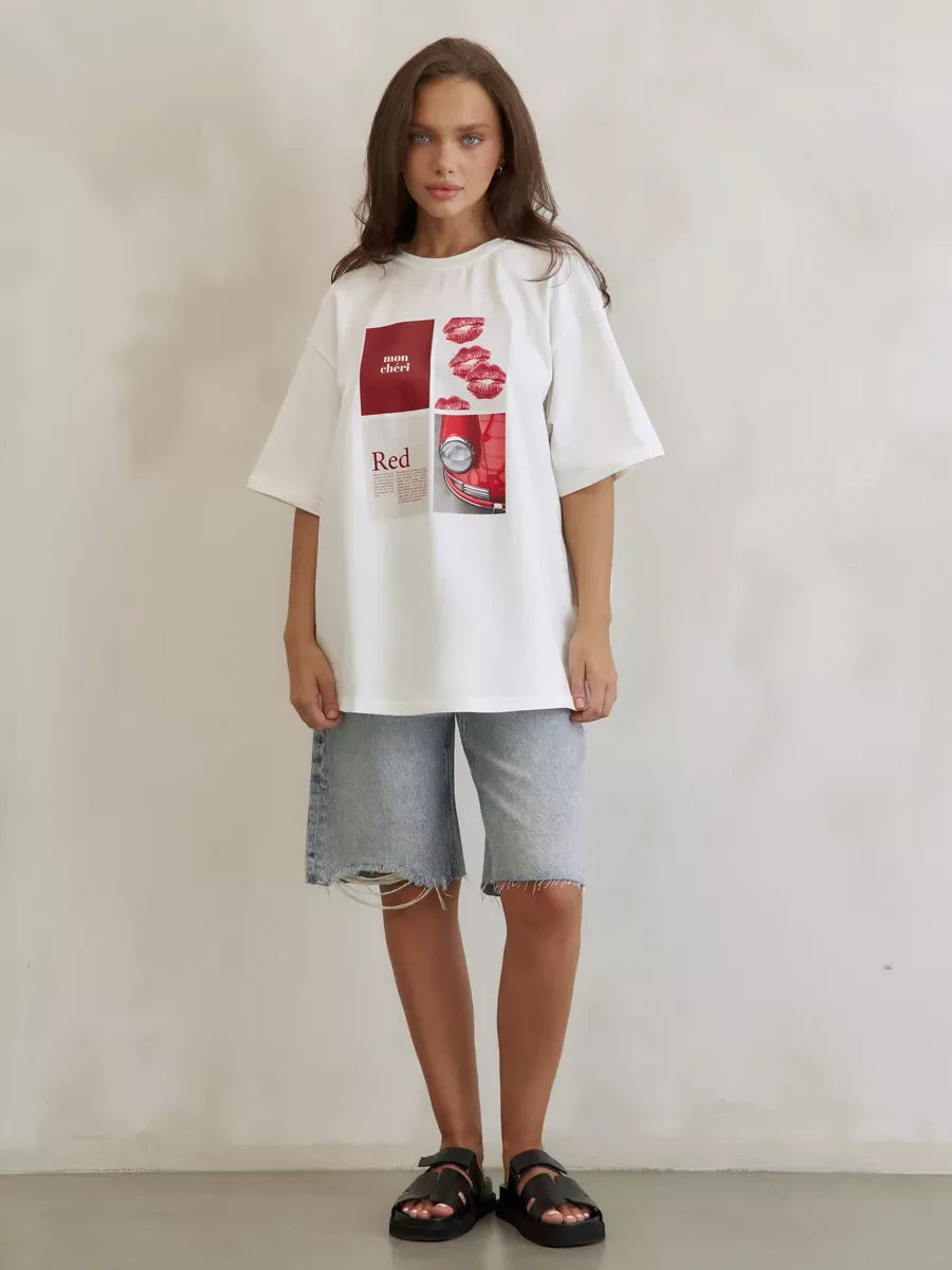 T-shirt Estampada Retro