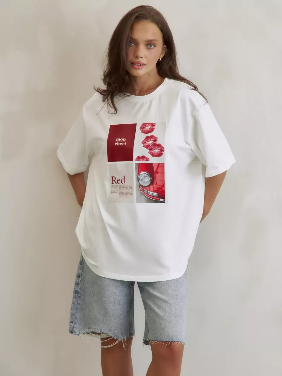 T-shirt Estampada Retro