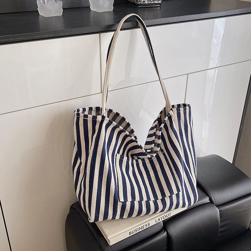 Tote Bag Coastal Stripes