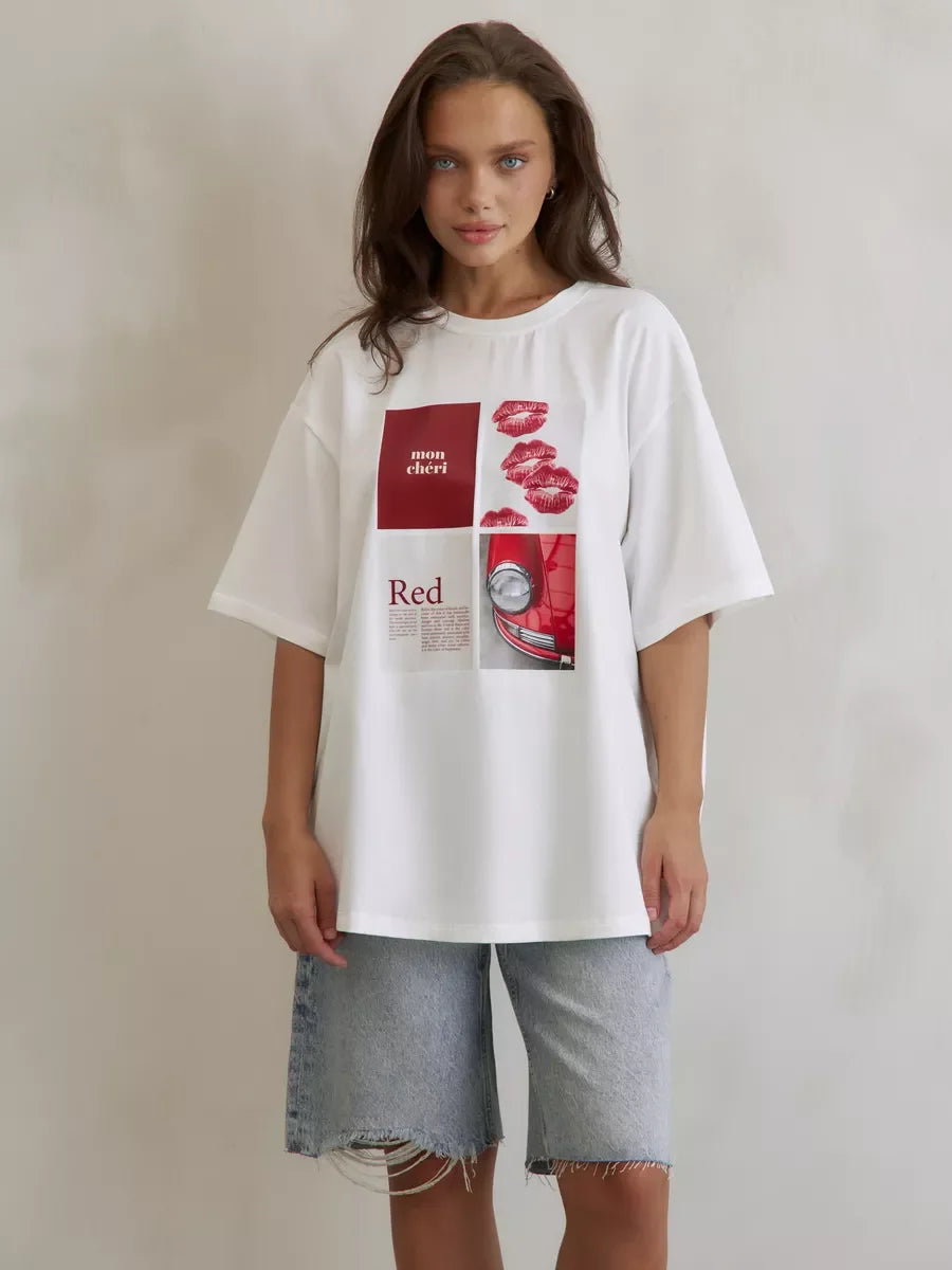 T-shirt Estampada Retro