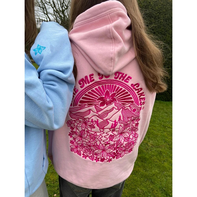 Sweatshirt com Capuz e Bordado Sky